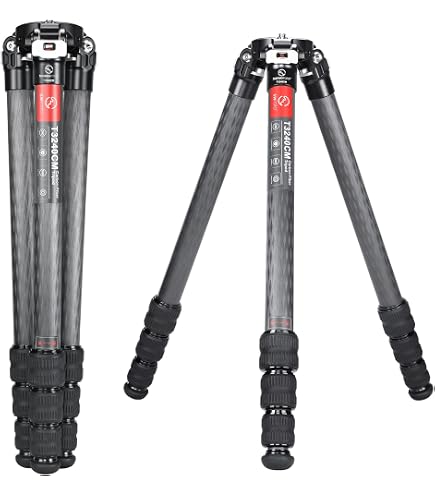 Amazon | SWFOTO T3640CM 三脚 脚のみ 大型カーボン三脚 4段 36